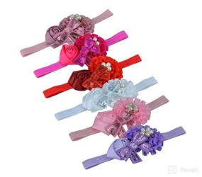 img 1 attached to Grosgrain Bowknot Ponytail Headbands Accessories