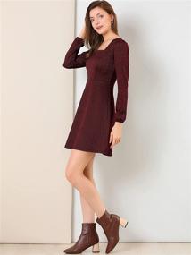 img 1 attached to Allegra Womens Spring Elegant Sleeves Women's Clothing : Dresses