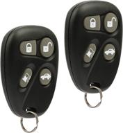 🔑 high-quality keyless entry remotes for cadillac deville, eldorado, seville 2001-2004 (koblear1xt, 25695966) - set of 2 logo