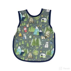 img 4 attached to Camping Bears BapronBaby - Soft Waterproof Stain Resistant Bib - Machine Washable - 6m - 5yr - (Size Baby/Toddler 6m-3T)