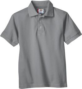 img 2 attached to 👕 Dickies Short Sleeve Pique Boys' Clothing - Medium Size - Tops, Tees & Shirts