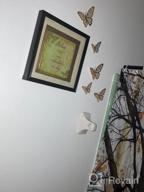 картинка 1 прикреплена к отзыву 36 шт. Серебряные 3D съемные бабочки наклейки на стены наклейки для спальни гостиная детская комната украшения на день рождения от Juston Alonso