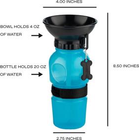 img 2 attached to Highwave AutoDogMug: Leak-Proof Portable Dog Water Bottle for Hiking and Traveling - BPA Free, Dish-Washer Safe (20 oz)