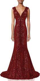 img 4 attached to 👗 Sequin Mermaid Bridesmaid Dresses - Lanier Wedding Women's Clothing