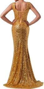 img 3 attached to 👗 Sequin Mermaid Bridesmaid Dresses - Lanier Wedding Women's Clothing