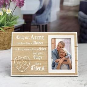 img 3 attached to GIFTAGIRL Aunt Gifts For Mothers Day Or Birthday - Pretty Mothers Day Or Birthday Gifts For Aunt Like Our Aunt Picture Frames, Are Sweet Aunt Gifts For Any Occassion, And Arrive Beautifully Gift Boxed