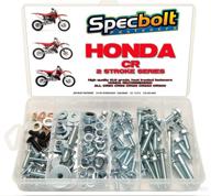 🛠️ specbolt fasteners bolt kit - 120pc: maintenance & restoration for honda cr two-stroke dirtbike (mx) | oem spec fastener for cr80 cr85 cr125 cr250 cr500 логотип