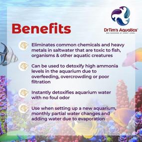 img 2 attached to DrTims Aquatics Aquacleanse Detoxifier Saltwater Fish & Aquatic Pets in Aquarium Water Treatments