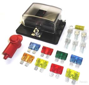 img 3 attached to 🔌 Fastronix 6 Circuit 100A LED Fuse Block Kit: Complete with Terminals and Premium ATO/ATC Fuses
