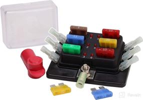 img 4 attached to 🔌 Fastronix 6 Circuit 100A LED Fuse Block Kit: Complete with Terminals and Premium ATO/ATC Fuses
