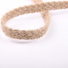 img 2 attached to Junxia 5M Burlap Twine Jute String Rope For Crafts Wedding Decoration DIY Projects (Style6)
