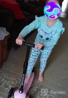 img 1 attached to 🛴 Kids 3-Wheel Scooter for Ages 3-5, LED Light Up Wheels, Adjustable Height, Lean to Steer, Extra Wide Deck, Rear Brake - Ideal for Boys and Girls review by Kevin Overturf