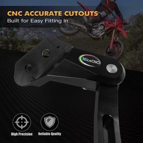 img 1 attached to NICECNC Black Kickstand Kick Side Stand for Honda CRF250R 450R (2013-2020) CRF450RWE (2019-2020)