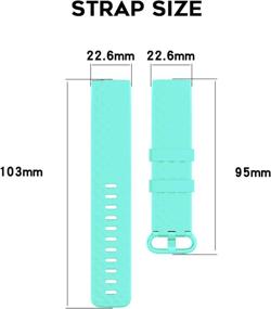 img 1 attached to (3 Pack) Seltureone Sport Band Compatible For Fitbit Charge 4 / Fitbit Charge 3 / Charge 3 SE Bands