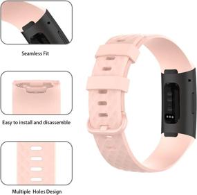 img 3 attached to (3 Pack) Seltureone Sport Band Compatible For Fitbit Charge 4 / Fitbit Charge 3 / Charge 3 SE Bands
