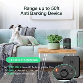 img 2 attached to 🐶 Kaiertcat Dog Anti-Barking Device - Sonic Bark Control & Deterrent with Adjustable Levels, Up to 50 Ft. Range - Safe and Effective Barking Solution for Dogs