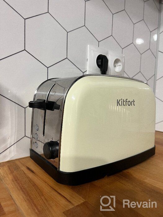 img 2 attached to Toaster Kitfort KT-2014-6, graphite review by Ada Adusiaa ᠌