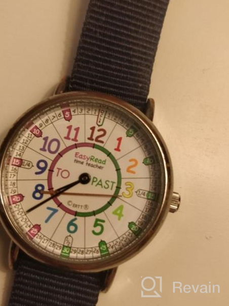 img 1 attached to Navy EasyRead Time Teacher Analog Boys Watch #ERW-COL-PT-NB review by Terry Murphy
