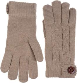 img 3 attached to 🧤 Stylish Adults Black Button Embellished Men's Gloves: Essential Accessories for Winter