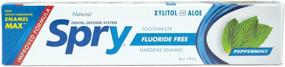 img 3 attached to 🦷 Spry Xylitol Toothpaste: Fluoride-Free, Natural Peppermint, Anti-Plaque & Tartar Control - 5 oz (2 Pack)