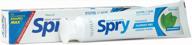 🦷 spry xylitol toothpaste: fluoride-free, natural peppermint, anti-plaque & tartar control - 5 oz (2 pack) logo