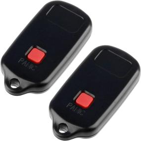 img 1 attached to 🔑 High-Quality Key Fob Set for 2001-2008 Scion Toyota Keyless Entry Remote - 2 Pack