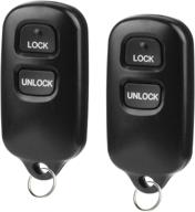 🔑 high-quality key fob set for 2001-2008 scion toyota keyless entry remote - 2 pack логотип