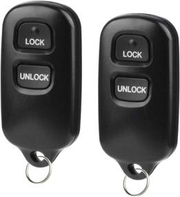 img 4 attached to 🔑 High-Quality Key Fob Set for 2001-2008 Scion Toyota Keyless Entry Remote - 2 Pack