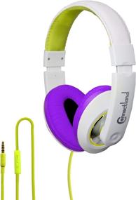 img 4 attached to Connectland Over Ear 3.5mm Wired Headphones - Lightweight Adjustable Headband for Kids, Teens, Adults - Yellow CL-AUD63033