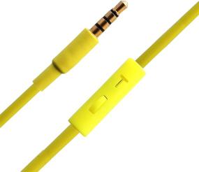 img 1 attached to Connectland Over Ear 3.5mm Wired Headphones - Lightweight Adjustable Headband for Kids, Teens, Adults - Yellow CL-AUD63033