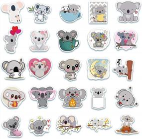 img 2 attached to Waterproof Koala Stickers - 50 PCS Vinyl Decals For Laptop, Skateboard, Water Bottles, Phone, Guitar, And More - Fun And Cute Koala Stickers For Kids And Adults