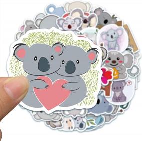 img 1 attached to Waterproof Koala Stickers - 50 PCS Vinyl Decals For Laptop, Skateboard, Water Bottles, Phone, Guitar, And More - Fun And Cute Koala Stickers For Kids And Adults