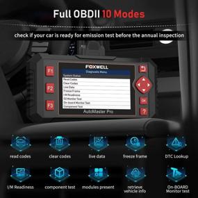 img 1 attached to Сканер FOXWELL NT301 OBD2 и NT604 Elite ABS SRS Transmission Check Engine Code Reader для оптимальных результатов диагностики