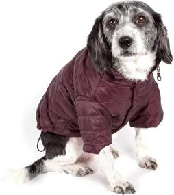 img 2 attached to 🐾 Stay Warm in Style: Pet Life ® Lightweight Adjustable 'Sporty Avalanche' Pet Coat