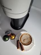 img 3 attached to Breville Nespresso Vertuo Next BNV550GRY Espresso Machine with Aeroccino in Light Grey review by Bnh H ᠌
