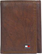 tommy hilfiger sleek window trifold wallet - 💼 the best men's wallet for organizing cards and money! logo