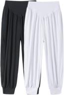 avacostume boys' black baggy casual pants - boys' clothing - trousers logo