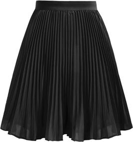 img 4 attached to 👗 Grace Karin Elastic Girls' Clothing Skirt - Skirts & Skorts for Girls