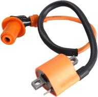 poweka high-performance racing ignition coil for yamaha pw50 🏍️ pw80 motorcycle dirt pit bike - compatible with all years логотип