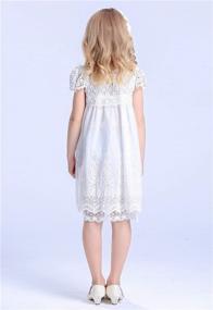 img 1 attached to 👗 Vintage Rustic Baptism Dresses: Bow Dream's Timeless Clothing for Girls