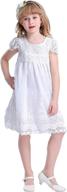 👗 vintage rustic baptism dresses: bow dream's timeless clothing for girls logo