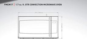 img 2 attached to Furrion FMCM17-SS: Sleek And Spacious 1.7 Cu.Ft. Over-The-Range Oven