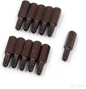 img 2 attached to 🔧 Antrader 12Pcs T25 TORX Security Bits: High-Quality 1/4-Inch Hex Shank TORX T-25 S2 Steel 1" Torx Head Screw Driver Bit