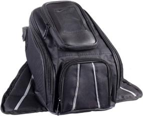 img 3 attached to The Nekid Cow Motorcycle Tank Bag: Waterproof, Heavy Duty & Magnetic with Black Rain Cover