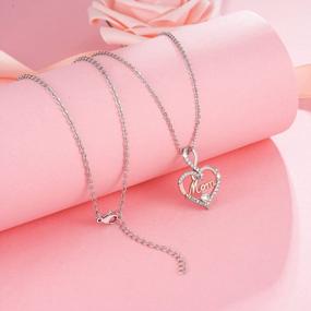 img 1 attached to Grandma/Nana Mother/Mom Aunt Daughter Tarsus Infinity Love Heart Necklace Birthday Jewelry Gifts For Women Girls