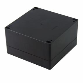 img 2 attached to Waterproof Junction Box - Zulkit Project Box For Electronics - Black ABS Plastic Enclosure - 6.3 X 6.3 X 3.5 Inch (160 X 160 X 90 Mm) - Pack Of 1 - IP65 Dustproof Electrical Box