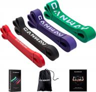 get fit now with canway pull up assistance bands - resistance band set for powerlifting, training & more! логотип
