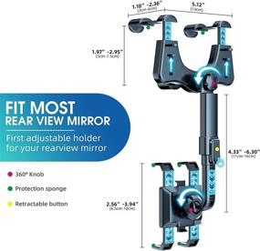 img 1 attached to 2022 Rotatable And Retractable Car Phone Holder