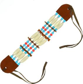 img 4 attached to Native American Choker Necklace - Indian Beaded Jewelry For Costume Accessories