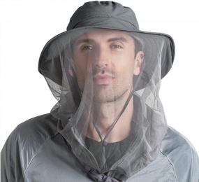 img 4 attached to Мужские сетчатые кепки FALETO Safari для рыбалки и активного отдыха - солнцезащитная кепка